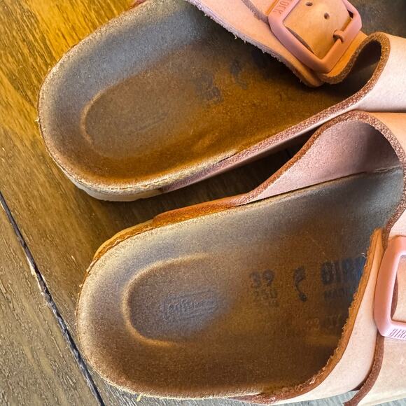 Birkenstock Arizona Soft Footbed Pink Clay US 8-8.5 EU 39 Suede Upper Narrow - Picture 11 of 11